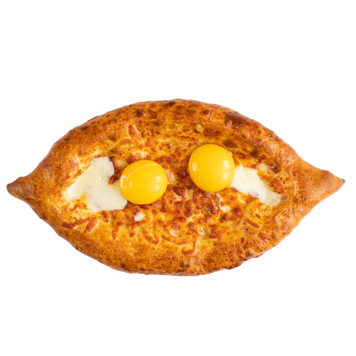 Adjara khachapuri with 2 eggs